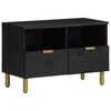 vidaXL M&oacute;vel de TV 70x33x46 cm derivados de madeira preto