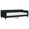 vidaXL Sof&aacute;-cama com colch&atilde;o 80x200 cm tecido preto