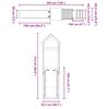 vidaXL Conjunto de brincar para exterior madeira de pinho impregnada
