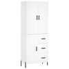 vidaXL Arm&aacute;rio alto 69,5x34x180 cm derivados de madeira branco