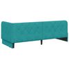 vidaXL Estrutura de Cama de Canto Turquesa 80 x 200 cm Veludo