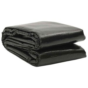 vidaXL Cobertura para piscina 450x220 cm PE preto