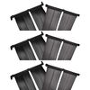vidaXL Pain&eacute;is aquecedores solares de piscina 6 pcs 80x620 cm