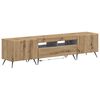 vidaXL Gabinete de TV LED BREDA 3 unid. Carvalho Arttisan