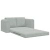 vidaXL Sof&aacute;-Cama Cinzento-claro 148 x 71 x 83 cm Veludo