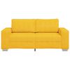 vidaXL Sof&aacute;-luvas 180x77x82 cm tecido corduroy amarelo-claro