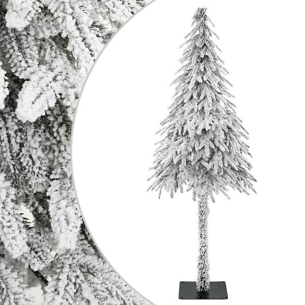 vidaXL &Aacute;rvore de Natal Artificial com suporte Branco 71 x 71 x 150 cm