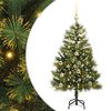 vidaXL &Aacute;rvore de Natal Artificial Articulada com Cones Verde 150 cm