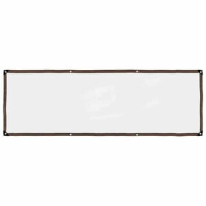 vidaXL Encerado transparente com ilh&oacute;s 1x3 m Polietileno