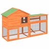 vidaXL Coelheira 185,5x60,5x109,5 cm pinho maci&ccedil;o castanho