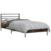 vidaXL Estrutura da Cama Carvalho Fumado 80 x 200 cm