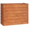 vidaXL Canteiro de jardim 100x40x77 cm a&ccedil;o corten cor enferrujado