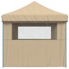 vidaXL Tenda de Festa Bege 292 x 440 x 315 cm Tecido Oxford