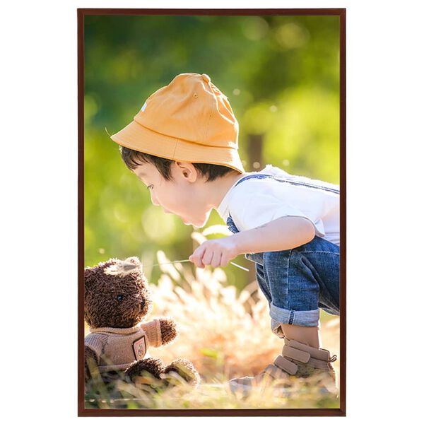 vidaXL Molduras para parede ou mesa 5 pcs 70x90 cm MDF cor bronze