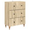 vidaXL Gabinete de Gavetas Carvalho Sonoma 66 x 34,5 x 90 cm