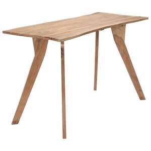 vidaXL Mesa de jantar 120x58x76 cm madeira de ac&aacute;cia maci&ccedil;a