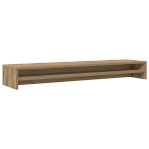 vidaXL Suporte para monitor Artisan Oak 100x24x13 cm Madeira projetada