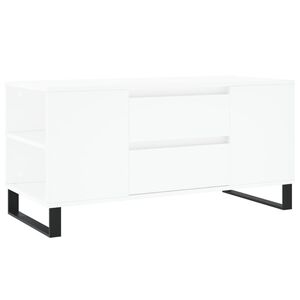 vidaXL Mesa de centro 102x44,5x50 cm derivados de madeira branco