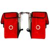 Willex Alforges de bicicleta Tarpaulin 52 L vermelho