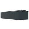 vidaXL Abrigo de jardim 257x779x181 cm a&ccedil;o galvanizado antracite