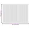 vidaXL Tapete retangular 70x100 cm bambu cor natural