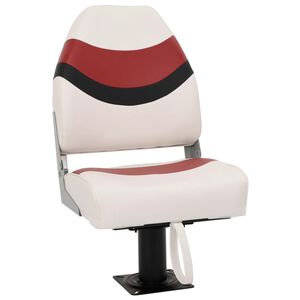 vidaXL 2 pcs conjunto assento de barco dobr&aacute;vel com encosto alto
