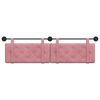 vidaXL Cabeceira Suspensa Rosa 170 x 55 x 5 cm Veludo