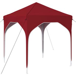 vidaXL Tenda de Festa Pop-up 194 x 194 x 245 cm Borgonha