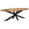 vidaXL Mesa de jantar 240x100x75 cm madeira recuperada maci&ccedil;a