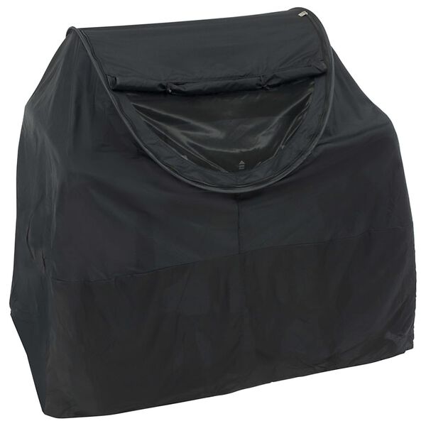 DERYAN Protetor para cama de campismo preto