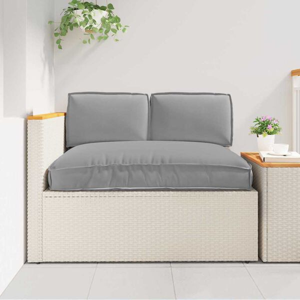 vidaXL Conjunto de Almofadas 3 pcs Cinzeto Tecido Oxford