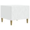 vidaXL Mesa de centro Branco 50 x 49 x 40 cm Derivados de Madeira