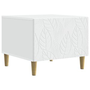 vidaXL Mesa de centro Branco 50 x 49 x 40 cm Derivados de Madeira