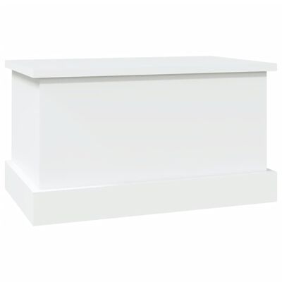 vidaXL Caixa de arrumação 50x30x28 cm derivados de madeira branco