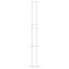 vidaXL Displays de Feira Branco 30 x 23,5 x 210 cm A&ccedil;o