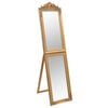 vidaXL Espelho de p&eacute; 45x180 cm dourado