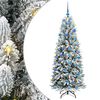 vidaXL &Aacute;rvore de Natal Artificial com 300 LEDs Branco 180 cm