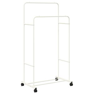 vidaXL Suporte para Roupas Liso Branco 80 x 53 x 156 cm