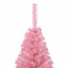vidaXL &Aacute;rvore de Natal Artificial Pr&eacute;-iluminada Rosa 120 cm PVC
