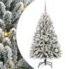 vidaXL &Aacute;rvore de Natal Artificial 120 cm 150 LED Branco quente