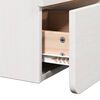 vidaXL Mesa-de-cabeceira com gaveta Branco 39 x 34 x 33 cm