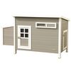Kerbl Galinheiro ECO Barney pl&aacute;stico 137x73x83 cm cinzento e branco