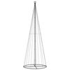 vidaXL Árvore de Natal em cone 732 luzes LED 160x500 cm branco frio
