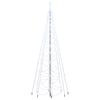 vidaXL &Aacute;rvore de Natal c/ poste metal 1400 luzes LED 5 m branco frio