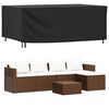 vidaXL Capas m&oacute;veis de jardim 2pcs 240x140x90cm imperme&aacute;vel 420D preto