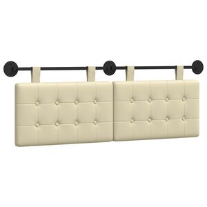 vidaXL Cabeceira suspensa Couro Sint&eacute;tico