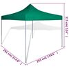 vidaXL Tenda dobrável 3 x 3 m verde