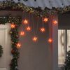 vidaXL Luzes de Natal 10 LEDs 10 cm vermelho