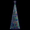 vidaXL LED Árvore de Natal 475 LEDs Colorido 247 cm