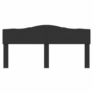 vidaXL Cabeceira Carvalho Preto 200 cm Madeira processada